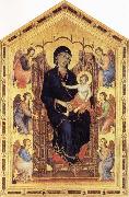 Duccio di Buoninsegna Rucellai Madonna painting
